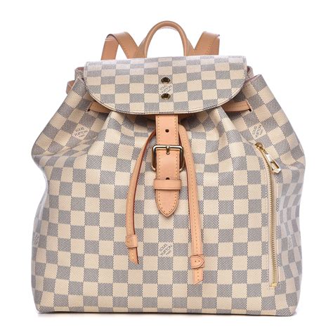 louis vuitton backpack sperone|LOUIS VUITTON Damier Azur Sperone Backpack .